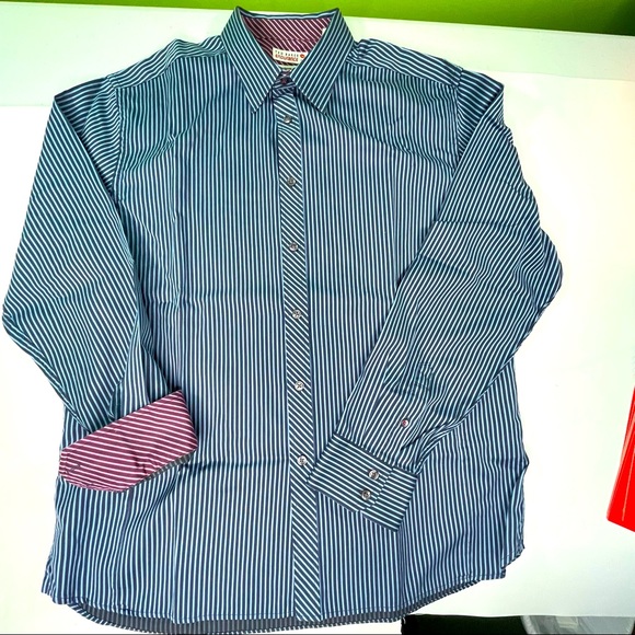 Ted Baker Other - Ted Baker Mens Business Casual Button Up with Flip Cuff Size 17.5 Shirt